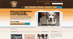 Desktop Screenshot of beaglepaws.com